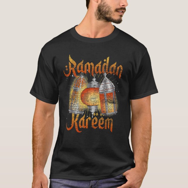 Camiseta Ramadan Kareem Celebración islámica de ayuno musul (Anverso)