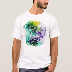 Camiseta RAMADAN KAREEM en abstracto acuarela