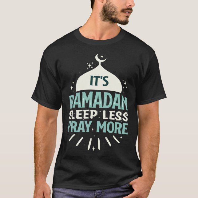 Camiseta Ramadan Kareem Fasting  For Muslim Islamic  Idea (Anverso)