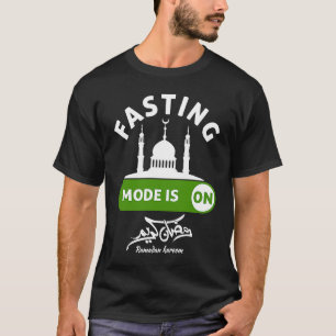 Camiseta Ramadan Kareem Modo ayuno ayuno Ramada musulmán
