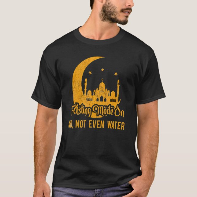 Camiseta Ramadan Kareem Modo de ayuno islámico en No Ni Siq (Anverso)