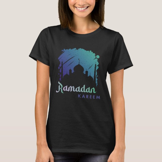 Camiseta Ramadan Kareem Mubarak Muslim Muslim month of fast (Anverso)
