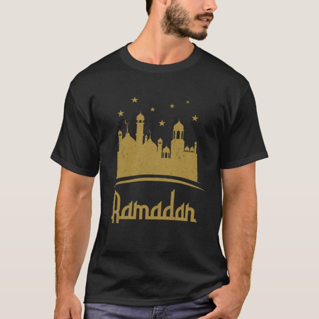 Camiseta Ramadan Kareem Mubarak Muslim Muslim month of fast (Anverso)