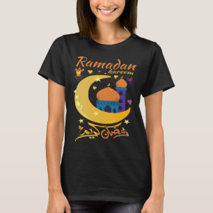 Camiseta Ramadan Kareem para los niños hombres mujeres feli