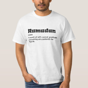 Camiseta Ramadán Sustantivo Esperando a Maghrib
