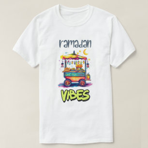 Camiseta Ramadan Vibes   Carros de comida callejera árabes 