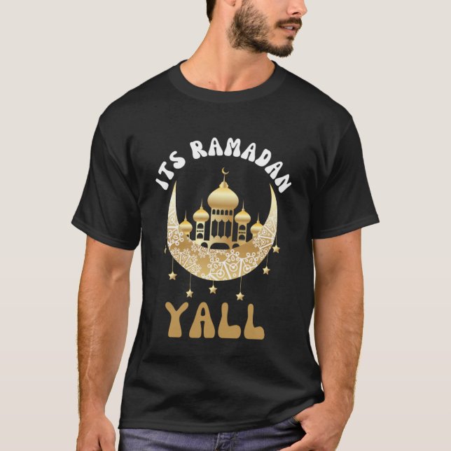Camiseta Ramadan Yall Ramadan Kareem Ayunar Islam musulmán (Anverso)