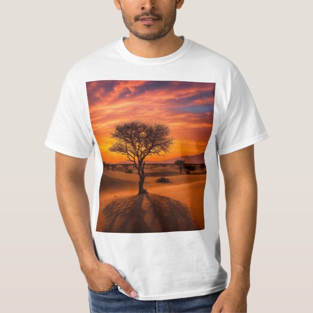 Camiseta Ramas de la vida: Capturando la caligrafía de la n (Anverso)