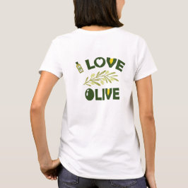 Camiseta Ramas de olivo y amor - Un lugar agradable y a la 