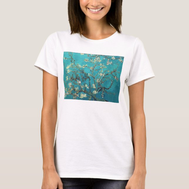 Camiseta Ramas de Van Gogh con el flor de la almendra (Anverso)