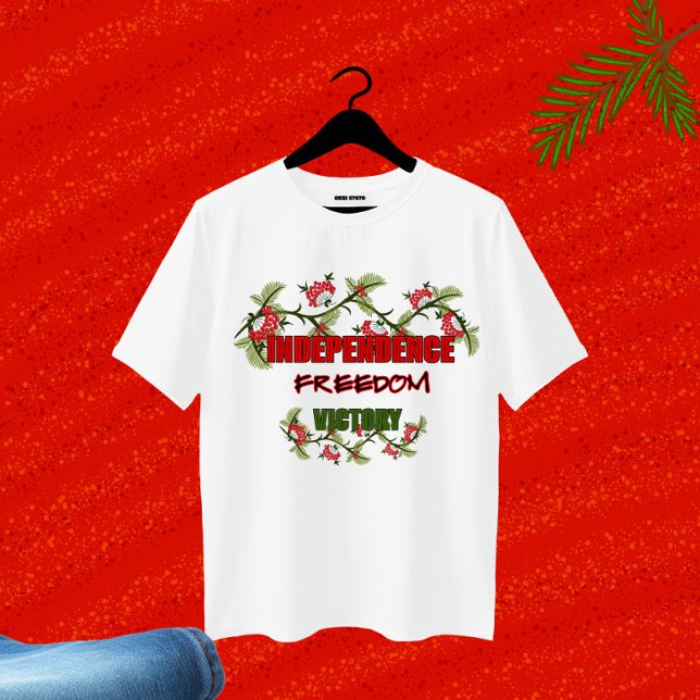 Camiseta Ramas de Viburnum con diseño de texto (Subido por el creador)