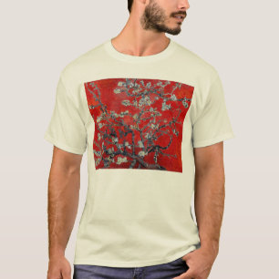 Camiseta Ramas de Vincent van Gogh con el flor de la