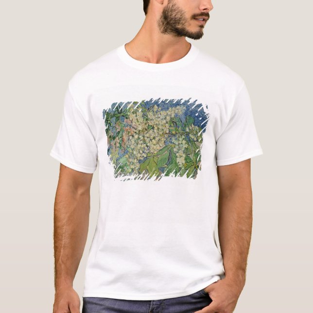 Camiseta Ramas florecientes de la castaña de Vincent van (Anverso)
