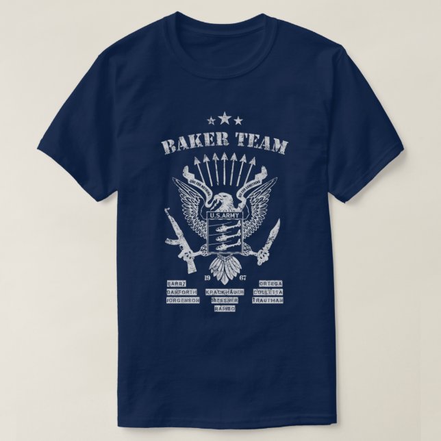 Camiseta Rambo Baker Team 1 (Diseño del anverso)