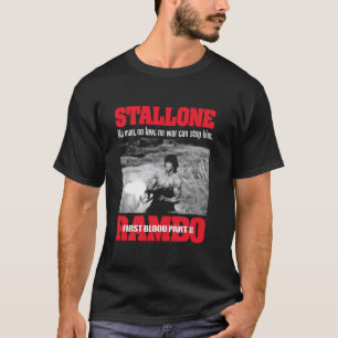 Camiseta Rambo Primera Sangre Sin Hombre Sin Ley Sin Guerra