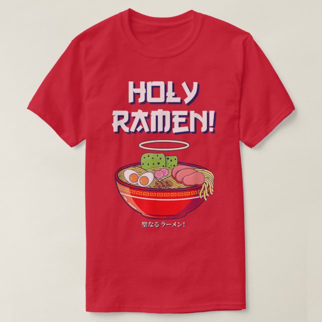 Camiseta Ramen: Adolescentes japoneses de comida Ramen  (Diseño del anverso)