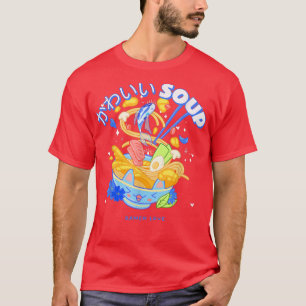 Camiseta Ramen Aman la comida japonesa Japón Estética