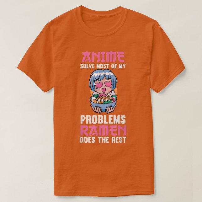 Camiseta Ramen Anime  (Diseño del anverso)
