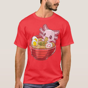 Camiseta Ramen Aolotl Kawaii Anime Chicas de regalo de comi