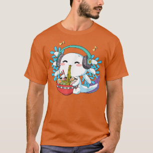 Camiseta Ramen Axolotl Japanese Noodles Anime Otaku Nu Goth