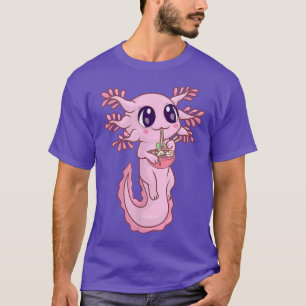 Camiseta Ramen Axolotl Kawaii Anime Chica de regalo de comi