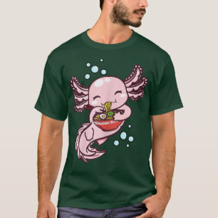 Camiseta Ramen Axolotl Kawaii Anime Niños de regalo de comi