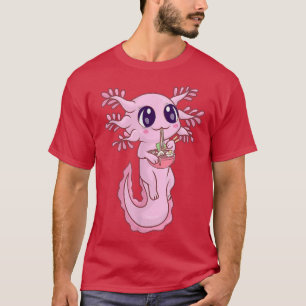 Camiseta Ramen Axolotl Kawaii Anime Regalo de comida japone