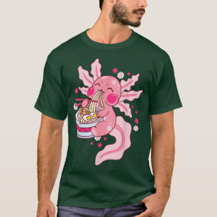Camiseta Ramen Axolotl Kawaii Cute Anime Otaku Ram japonés