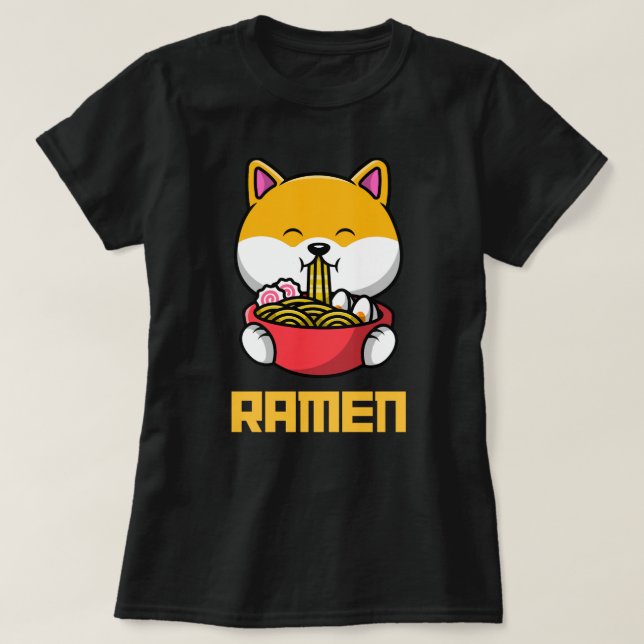 Camiseta Ramen blk Womens (Diseño del anverso)