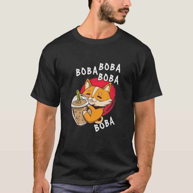 Camiseta Ramen Boba Tea K-Pop Anime de fideos japoneses (Anverso)