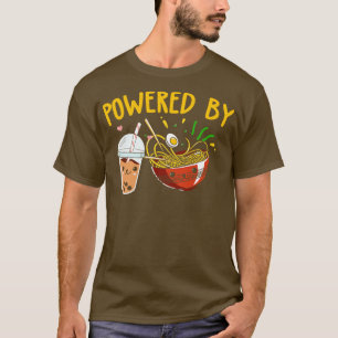 Camiseta Ramen Bubble Tea Boba Fideos Japoneses