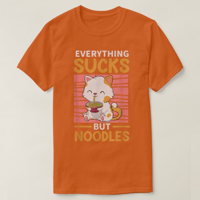 Camiseta Ramen Cat (Diseño del anverso)