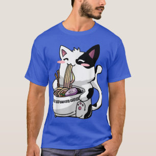 Camiseta Ramen Cat Kawaii Anime Otaku962