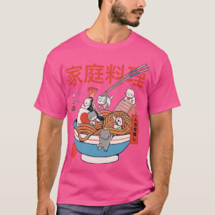 Camiseta Ramen Cat Kawaii Neko Bowl Anime Otaku