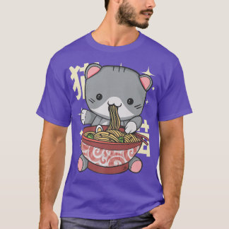 Camiseta Ramen Cat Lover Kawaii Anime1492