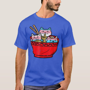 Camiseta Ramen Cats Transgender Trans Pride Flag Japanese N