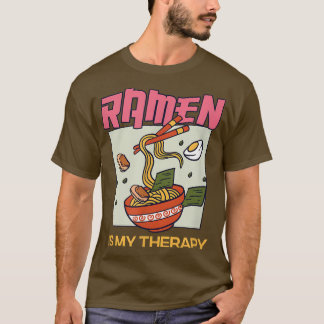 Camiseta Ramen Como Terapia Cita Irónica Comida Japonesa113