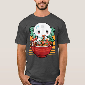 Camiseta Ramen de axolotl kawaii regalo de anime japonés pa