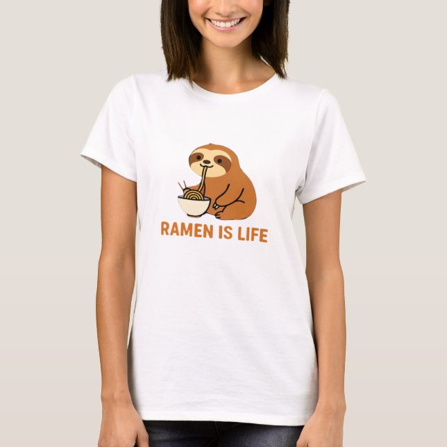 Camiseta Ramen de Comida Tradicional � Graciosa Desig De Am (Anverso)