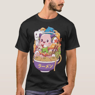 Camiseta Ramen de Monstruos del Mundo de Maple