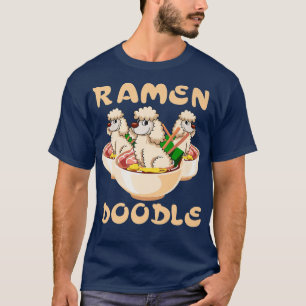 Camiseta Ramen Doodles, Anime Retro Japonés Para Mujeres Ho