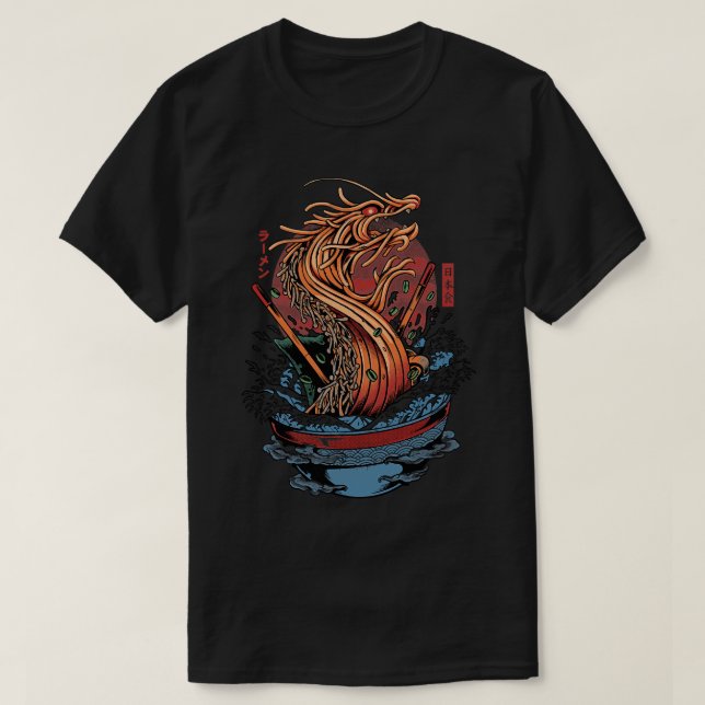 Camiseta Ramen Dragon Cream (Diseño del anverso)