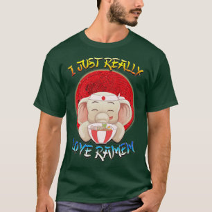 Camiseta Ramen Elephant Kawaii Regalos Anime Amen A Ramen J
