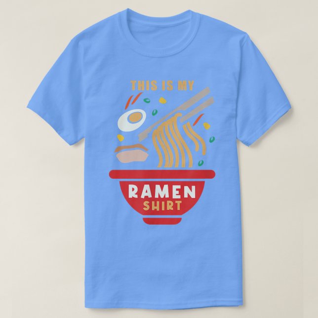 Camiseta Ramen es gracioso decir que el fanático de los fid (Diseño del anverso)