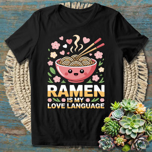 Camiseta Ramen es mi lenguaje del amor - Vibraciones acoged