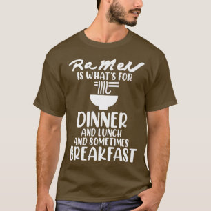Camiseta Ramen Es Para Cenar Anime Kawaii Ramen Noodles Lov