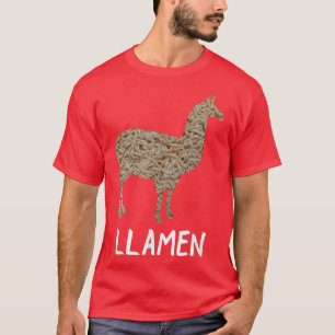 Camiseta Ramen es un tema divertido de "Animal Pun" de Llam