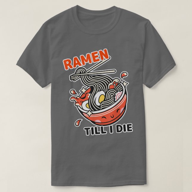 Camiseta Ramen - Fideos divertidos (Diseño del anverso)