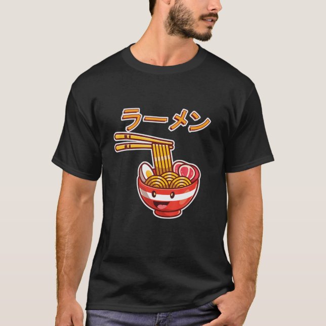Camiseta Ramen - Fideos japoneses (Anverso)