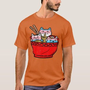 Camiseta Ramen gatos transgénero Bandera del Orgullo Trans